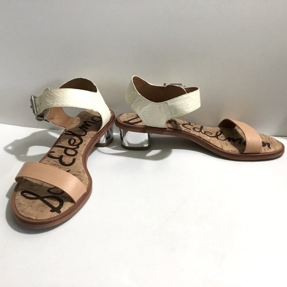 Sam Edelman Trina leather upper and cork insole sandals - Picture 9 of 12